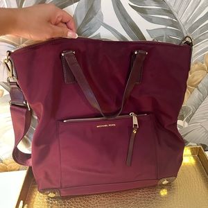 Michael Kors burgundy purse